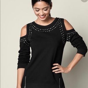 Never worn venus cold shoulder sweatshirt